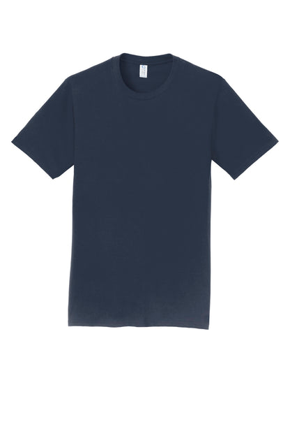 Port & Company Fan Favorite Tee. PC450 Deep Navy