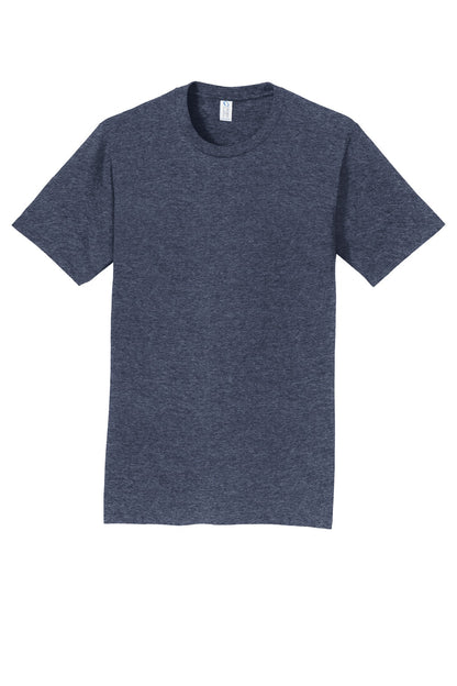 Port & Company Fan Favorite Tee. PC450 Heather Navy