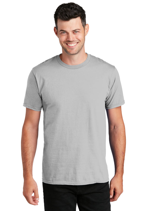 Port & Company Fan Favorite Tee. PC450 Silver