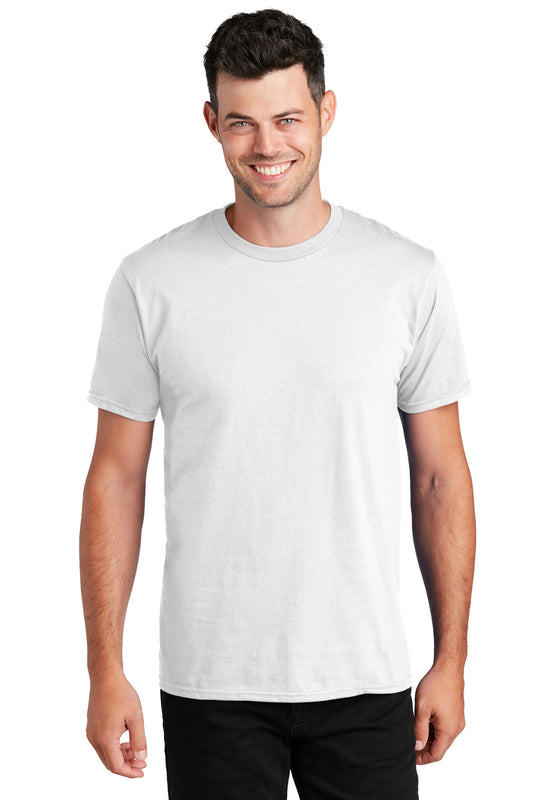 Port & Company Fan Favorite Tee. PC450 White