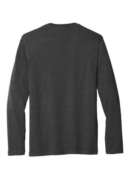 Port & Company  Long Sleeve Fan Favorite  Blend Tee. PC455LS Black Heather