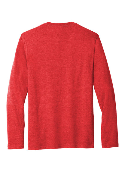 Port & Company  Long Sleeve Fan Favorite  Blend Tee. PC455LS Bright Red Heather