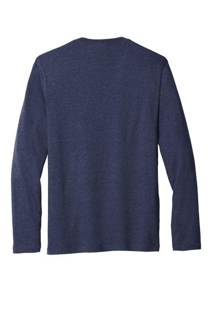Port & Company  Long Sleeve Fan Favorite  Blend Tee. PC455LS Team Navy Heather
