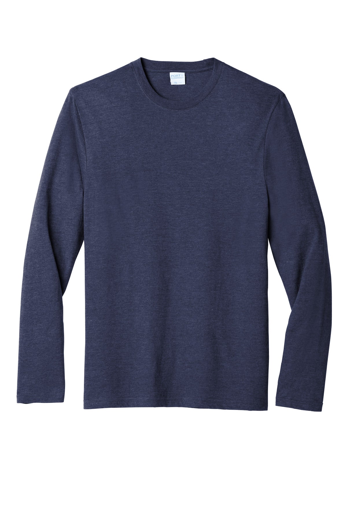 Port & Company  Long Sleeve Fan Favorite  Blend Tee. PC455LS Team Navy Heather