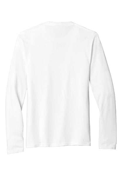 Port & Company  Long Sleeve Fan Favorite  Blend Tee. PC455LS White