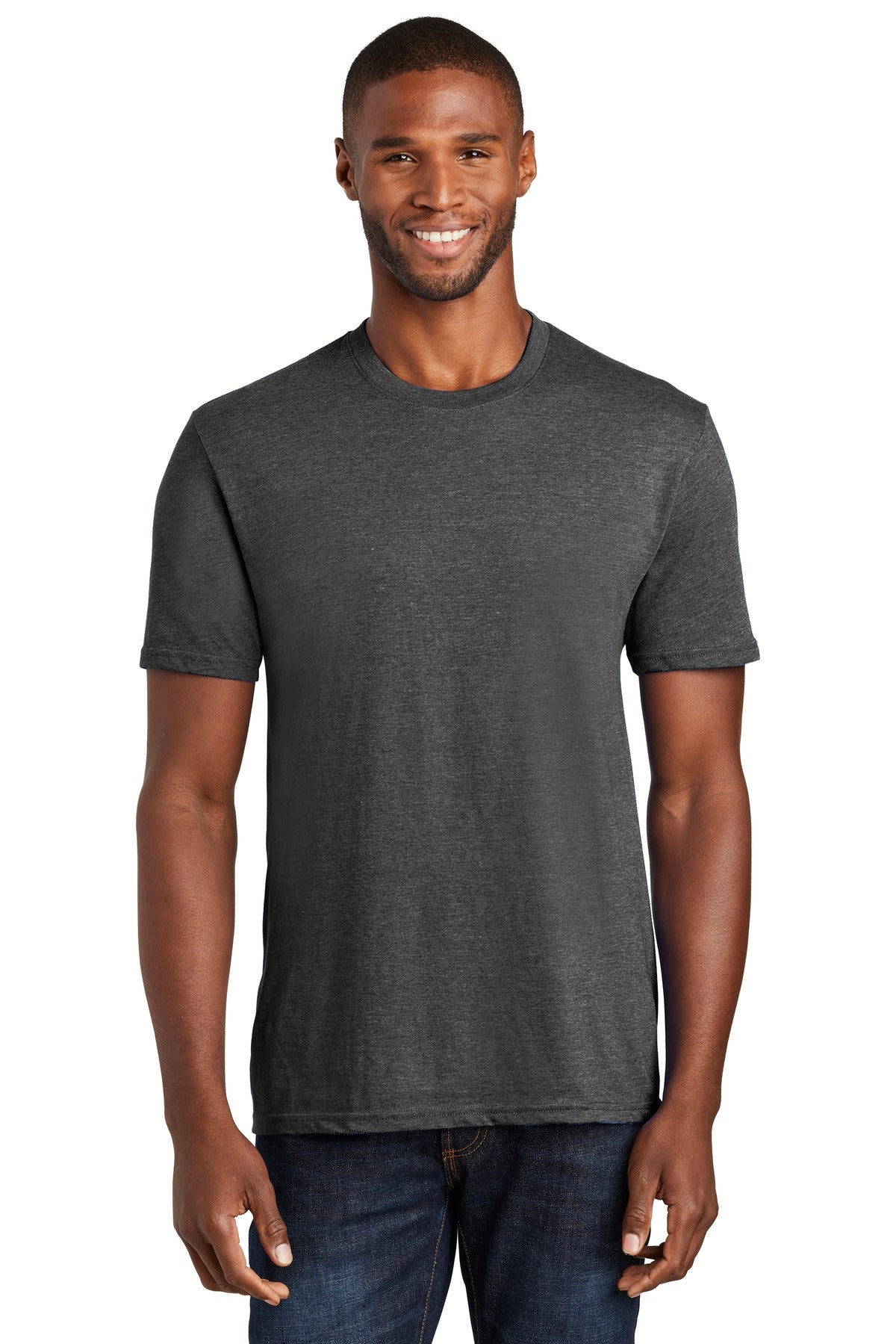Port & Company  Fan Favorite  Blend Tee. PC455 Black Heather