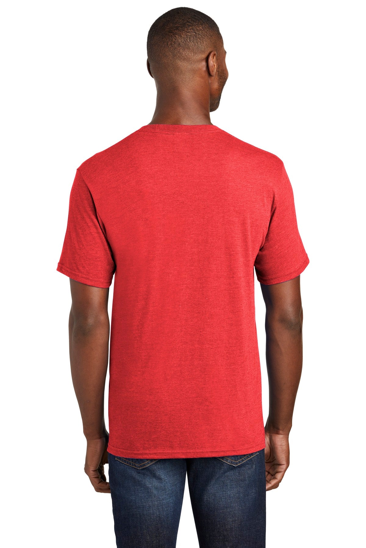 Port & Company  Fan Favorite  Blend Tee. PC455 Bright Red Heather