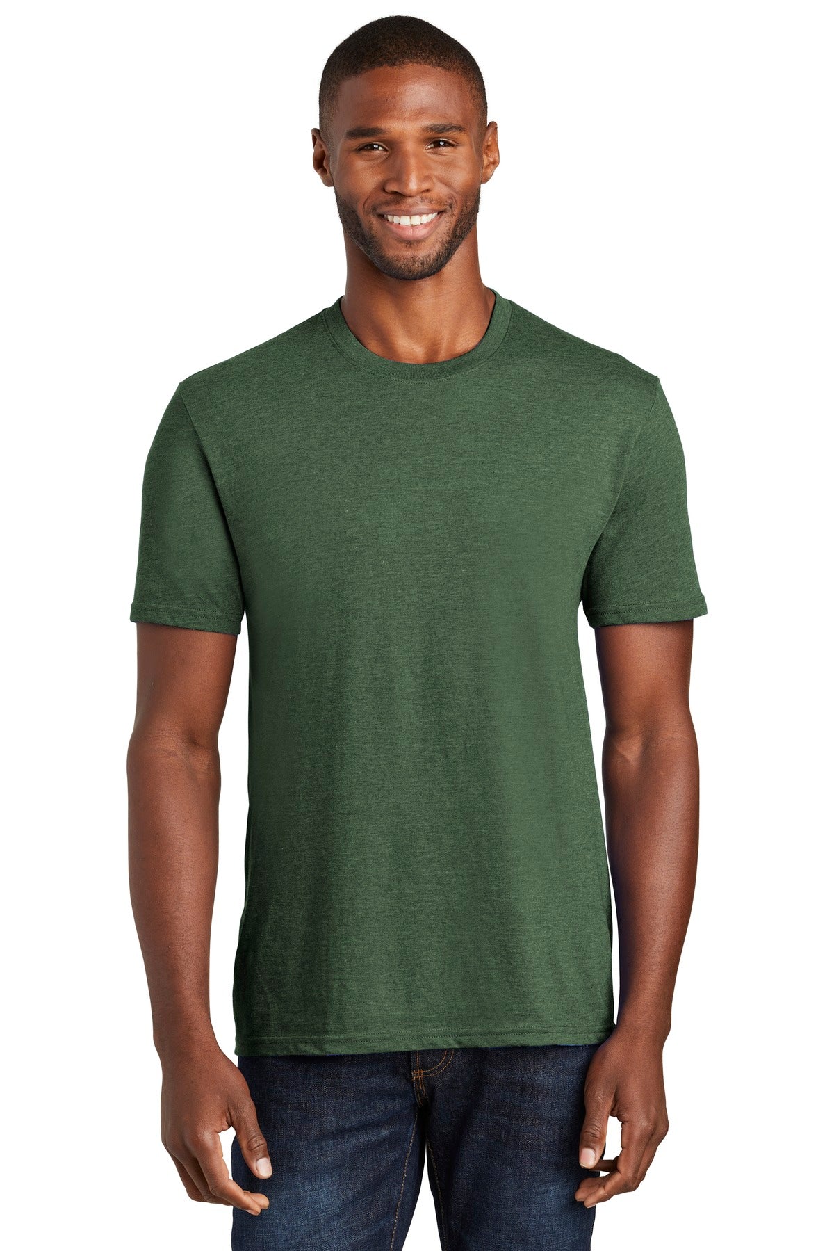 Port & Company  Fan Favorite  Blend Tee. PC455 Forest Green Heather