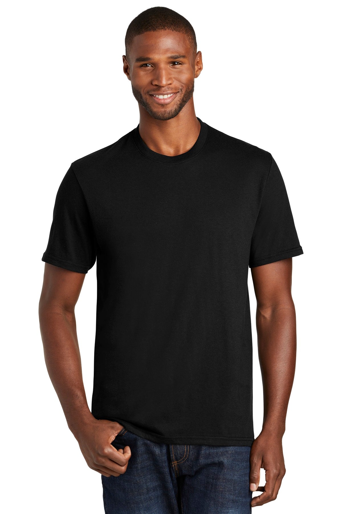 Port & Company  Fan Favorite  Blend Tee. PC455 Jet Black