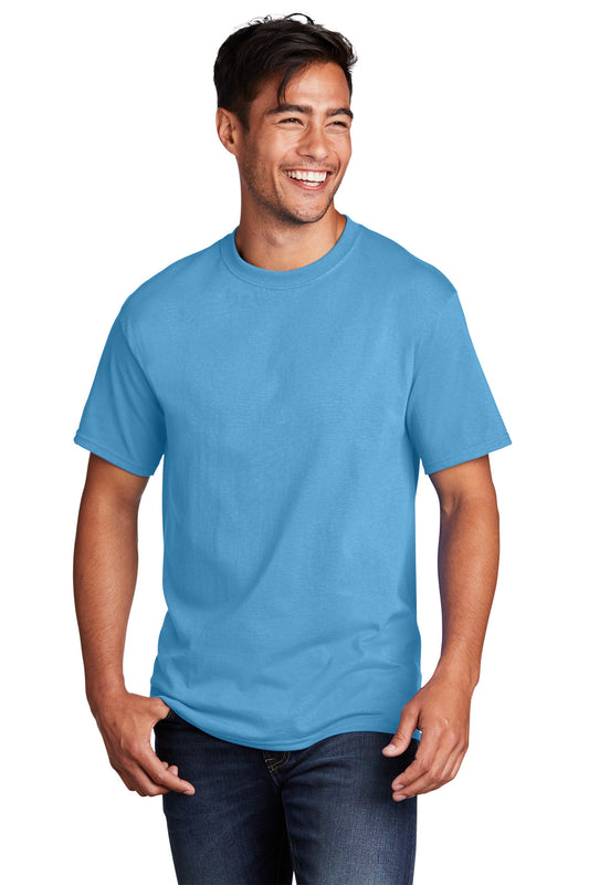 Port & Company Core Cotton DTG Tee PC54DTG Aquatic Blue