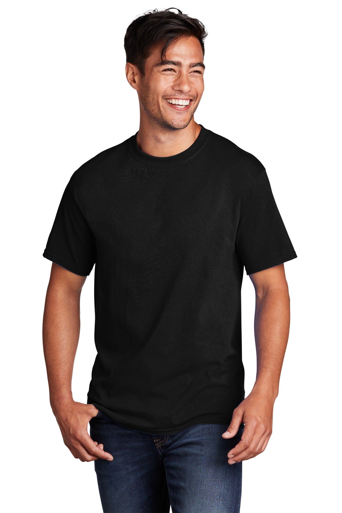 Port & Company Core Cotton DTG Tee PC54DTG Jet Black