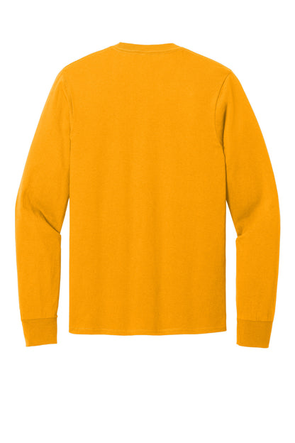 Port & Company Long Sleeve Core Cotton Tee. PC54LS Gold