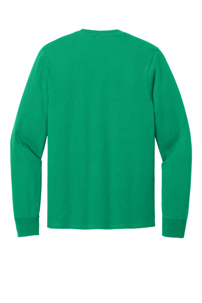Port & Company Long Sleeve Core Cotton Tee. PC54LS Kelly
