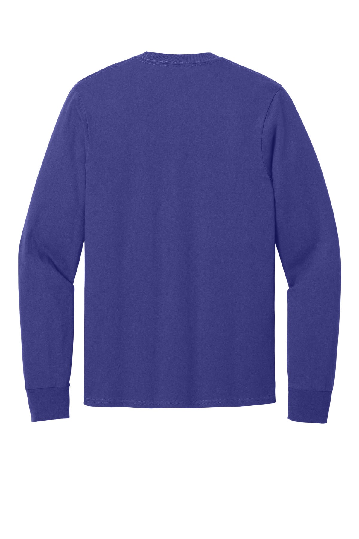 Port & Company Long Sleeve Core Cotton Tee. PC54LS Purple
