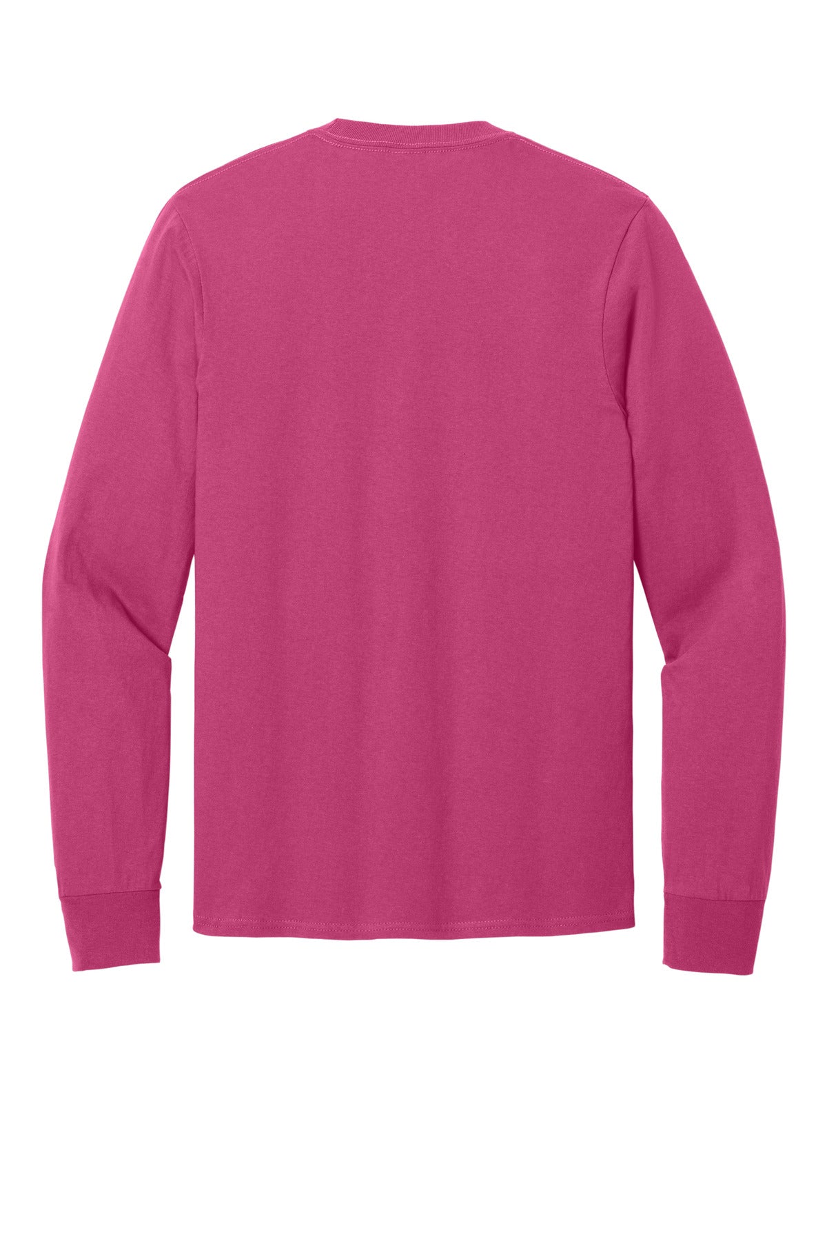 Port & Company Long Sleeve Core Cotton Tee. PC54LS Sangria