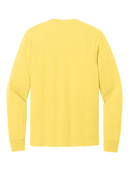 Port & Company Long Sleeve Core Cotton Tee. PC54LS Yellow