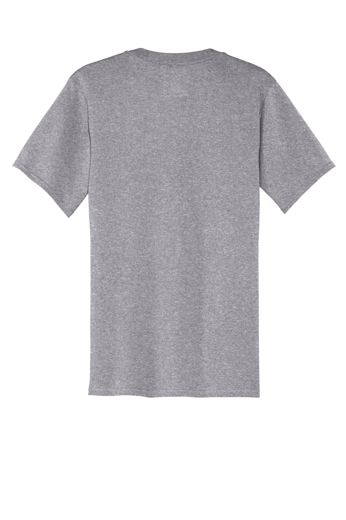 Port & Company Core Cotton Pocket Tee. PC54P Athletic Heather