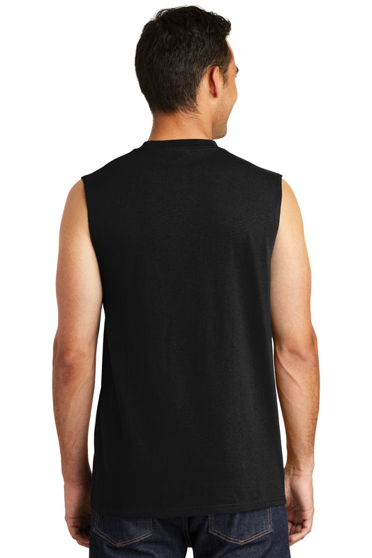 Port & Company  Core Cotton Sleeveless Tee. PC54SL Jet Black
