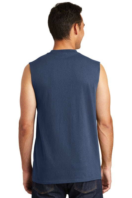 Port & Company  Core Cotton Sleeveless Tee. PC54SL Navy