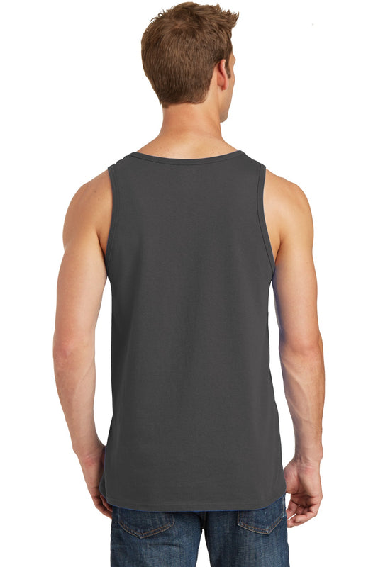 Port & Company Core Cotton Tank Top.  PC54TT Charcoal
