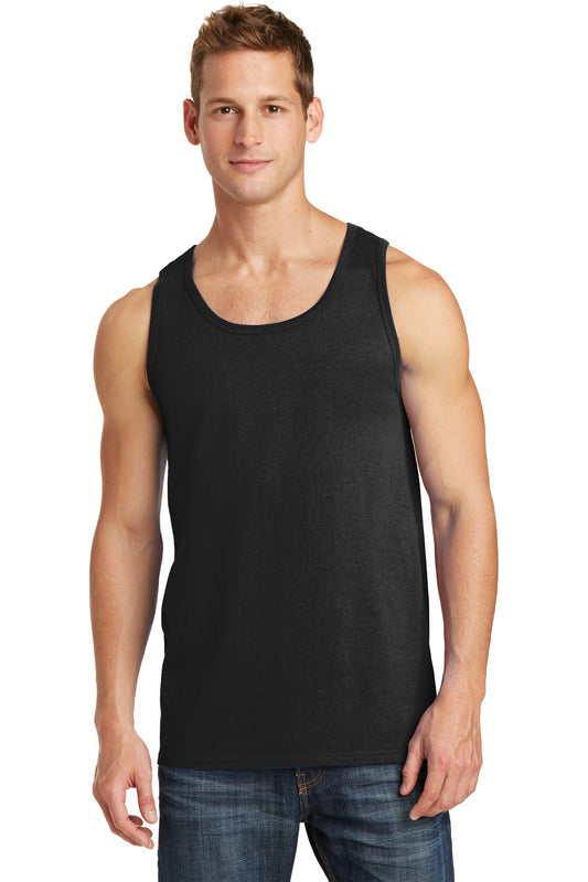 Port & Company Core Cotton Tank Top.  PC54TT Jet Black