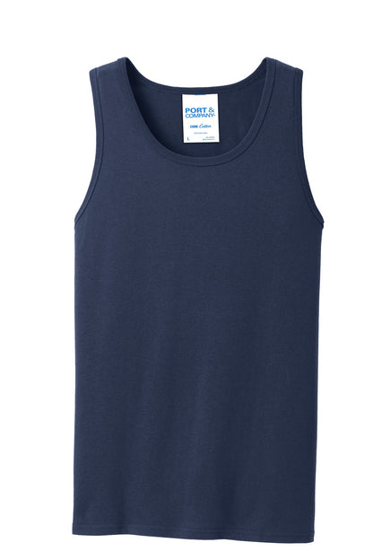 Port & Company Core Cotton Tank Top.  PC54TT Navy