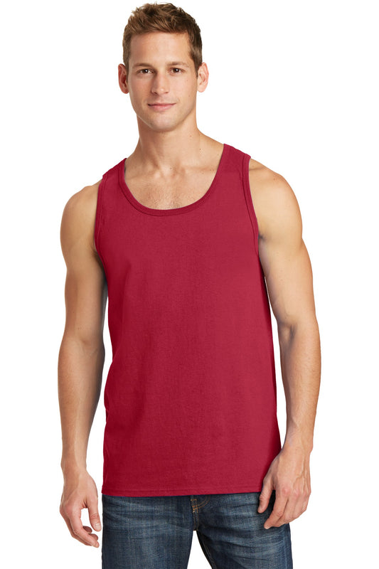 Port & Company Core Cotton Tank Top.  PC54TT Red