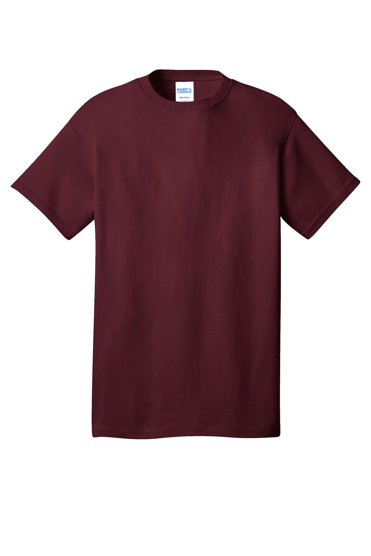 Port & Company Tall Core Cotton Tee PC54T Athletic Maroon Tall