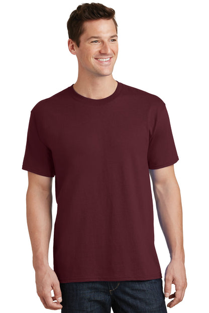 Port & Company Tall Core Cotton Tee PC54T Athletic Maroon Tall