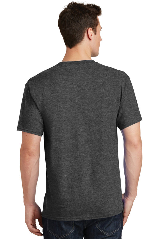 Port & Company Tall Core Cotton Tee PC54T Dark Heather Grey Tall