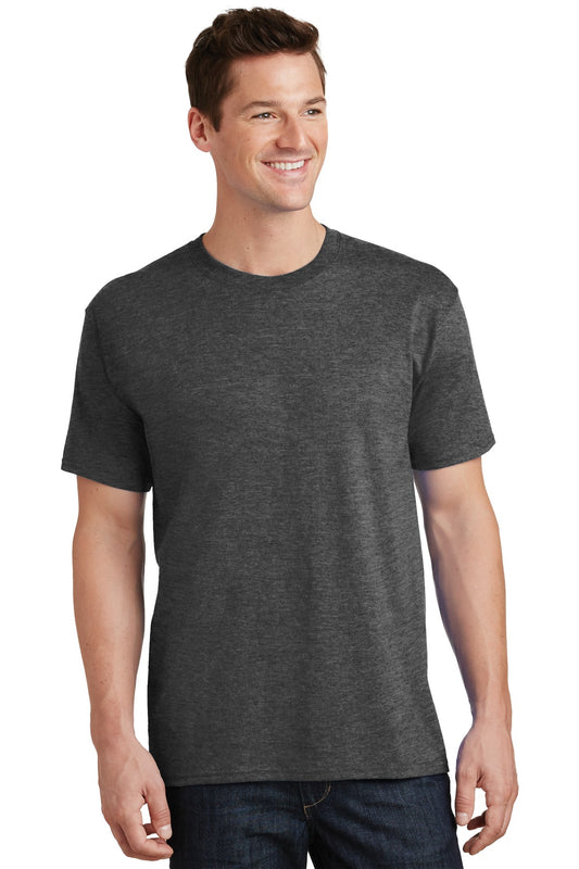 Port & Company Tall Core Cotton Tee PC54T Dark Heather Grey Tall