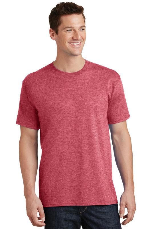 Port & Company Tall Core Cotton Tee PC54T Heather Red Tall