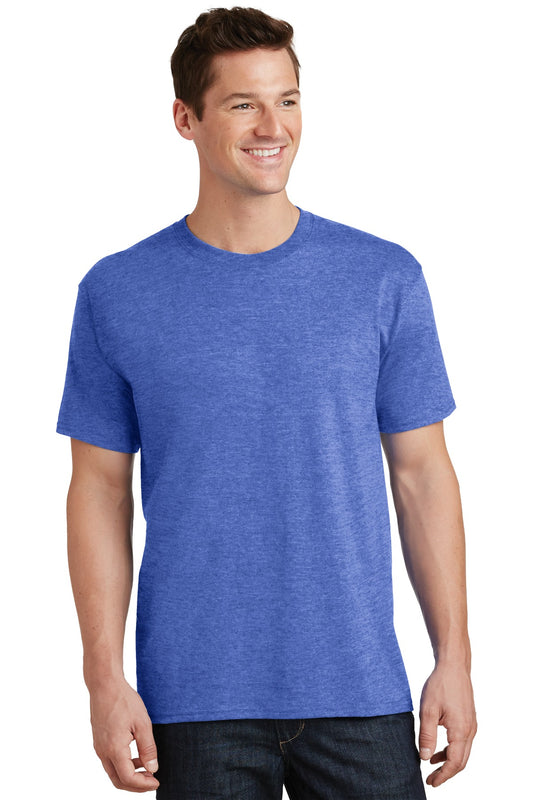 Port & Company Tall Core Cotton Tee PC54T Heather Royal Tall
