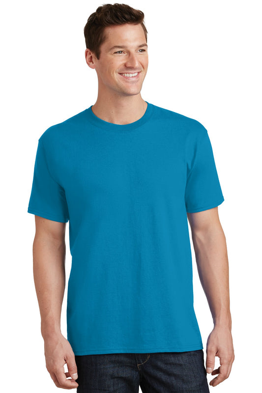 Port & Company Tall Core Cotton Tee PC54T Neon Blue Tall