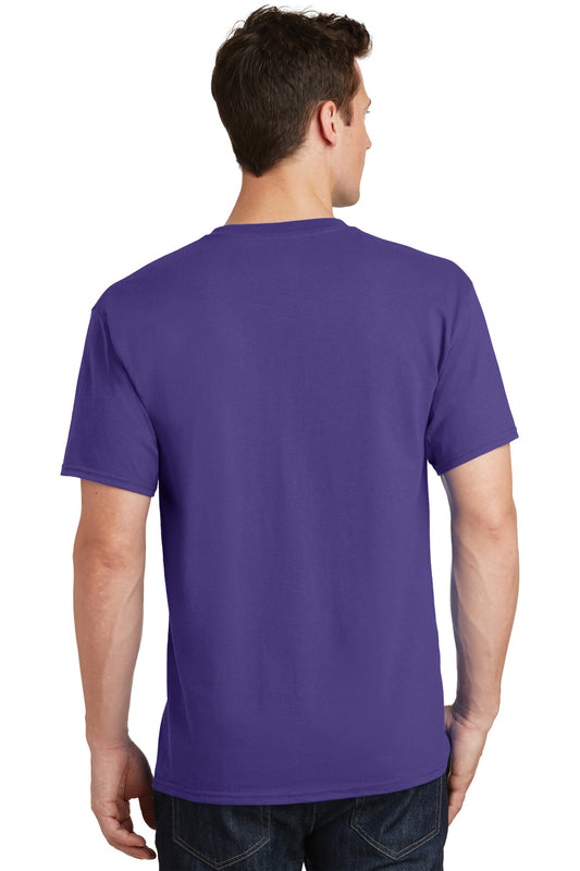 Port & Company Tall Core Cotton Tee PC54T Purple Tall