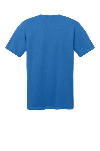 Port & Company Core Cotton V-Neck Tee. PC54V Royal