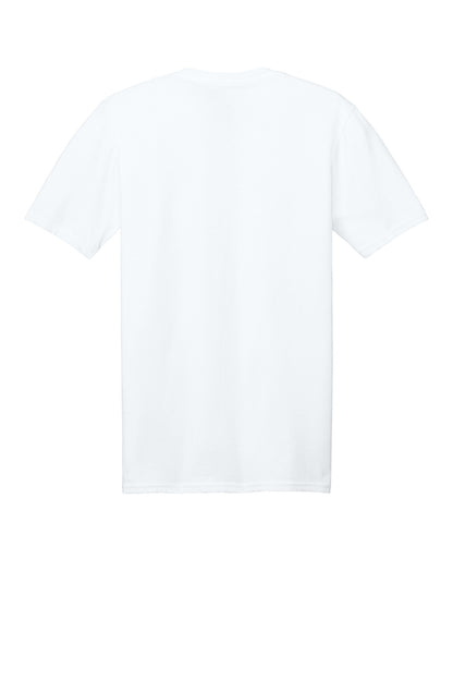 Port & Company Core Cotton V-Neck Tee. PC54V White