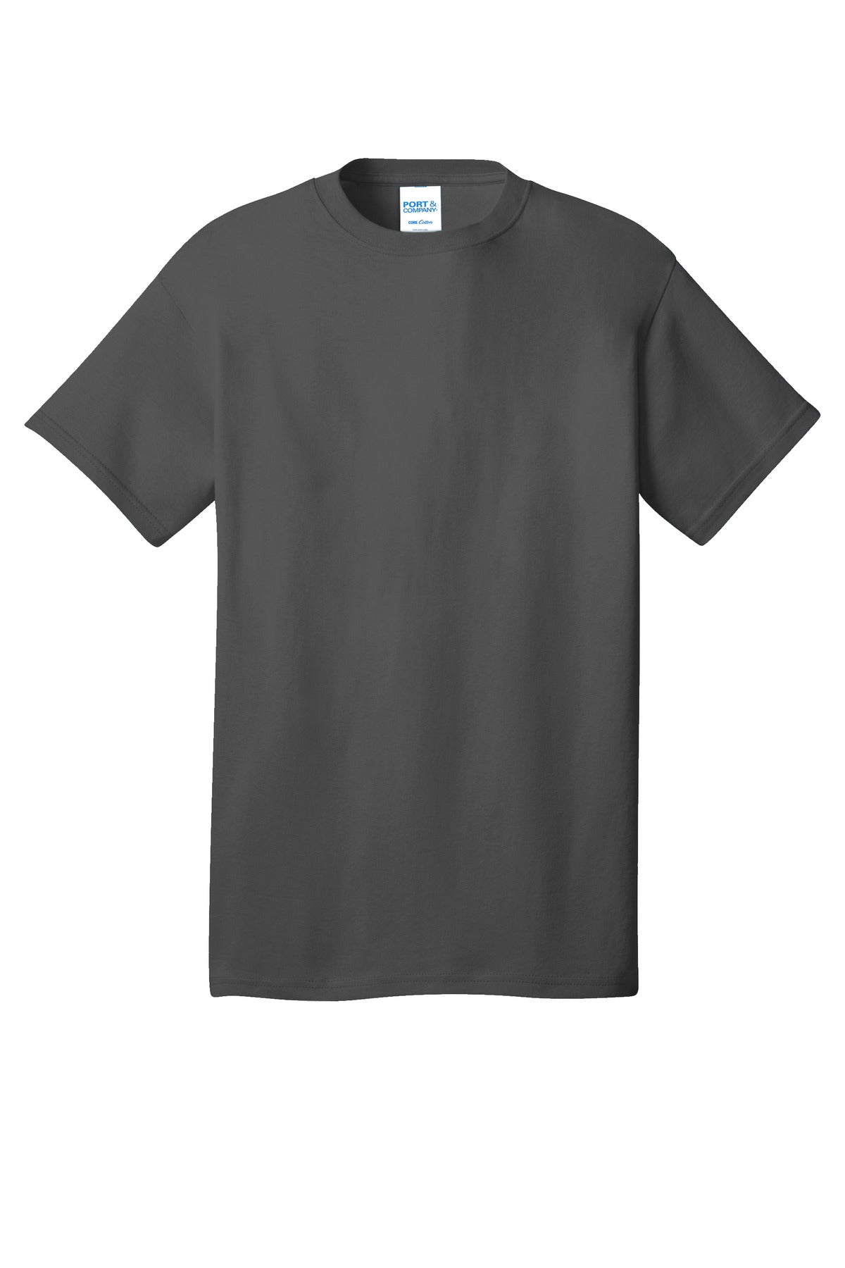 Port & Company Core Cotton Tee. PC54 Coal Grey