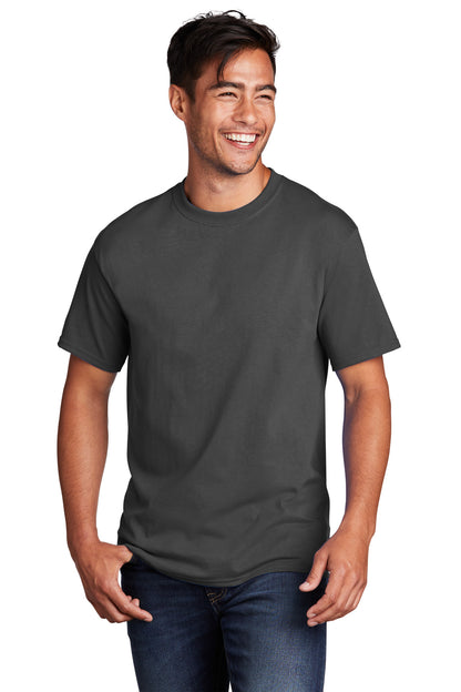 Port & Company Core Cotton Tee. PC54 Coal Grey