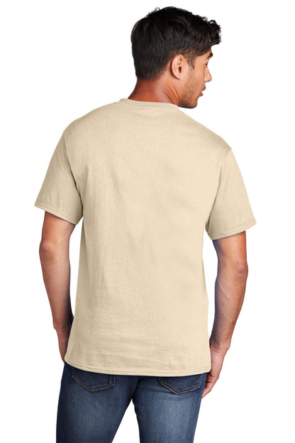 Port & Company Core Cotton Tee. PC54 Creme