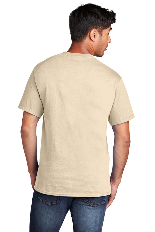Port & Company Core Cotton Tee. PC54 Creme