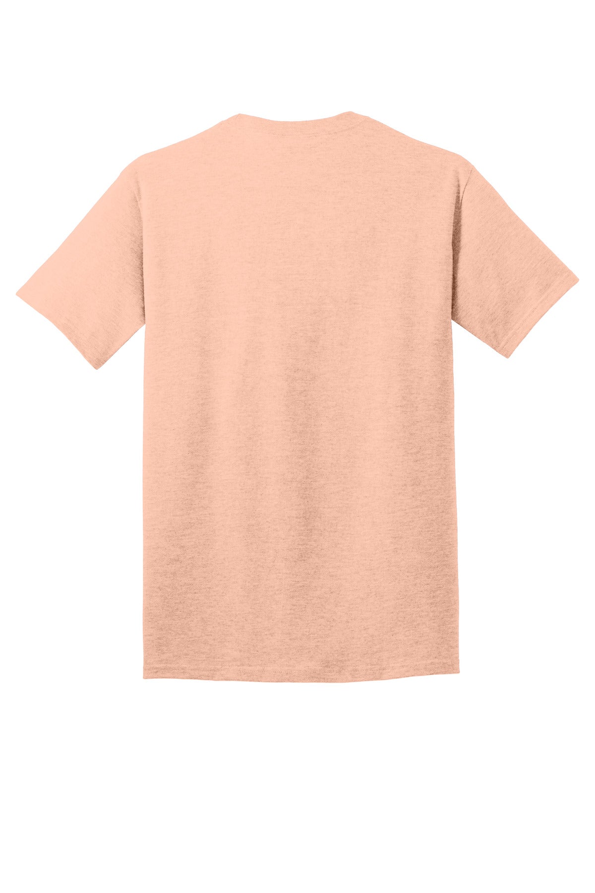 Port & Company Core Cotton Tee. PC54 Heathered Dusty Peach