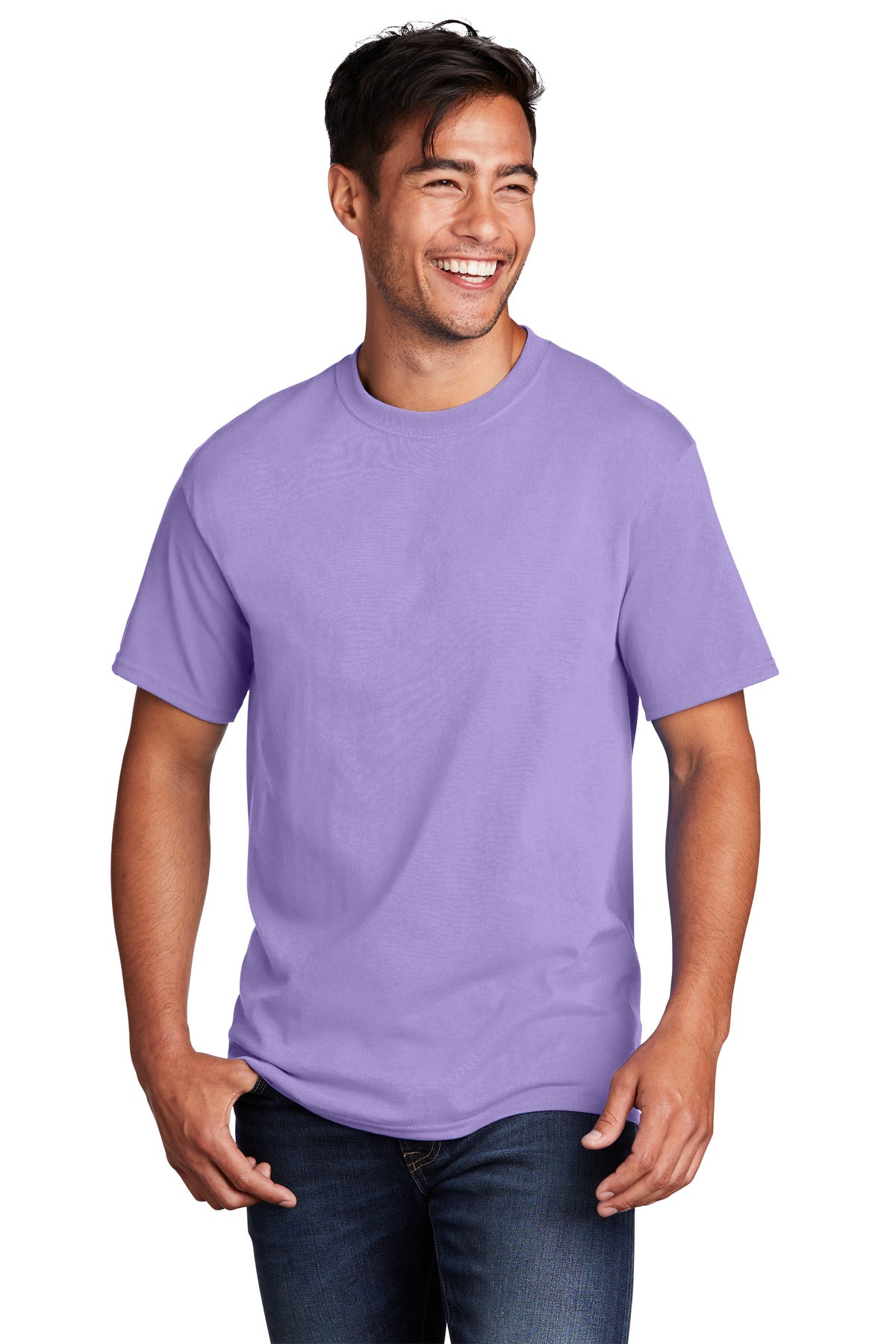 Port & Company Core Cotton Tee. PC54 Lavender