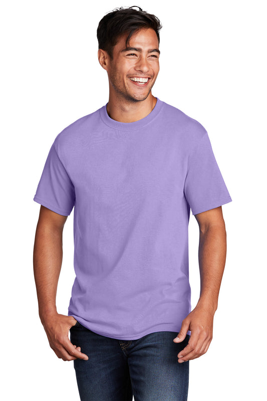 Port & Company Core Cotton Tee. PC54 Lavender