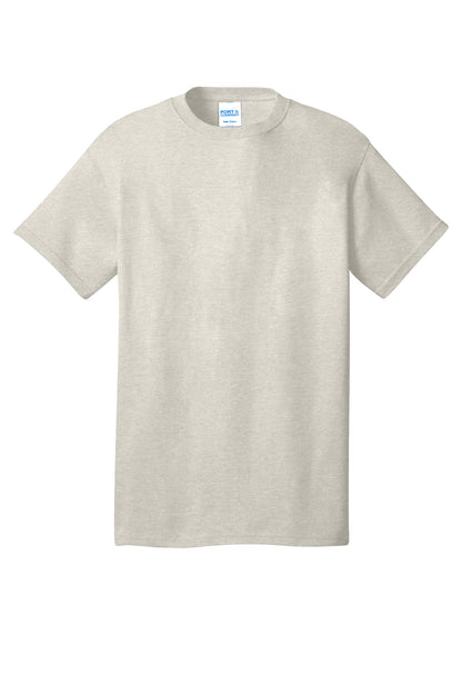 Port & Company Core Cotton Tee. PC54 Oatmeal Heather
