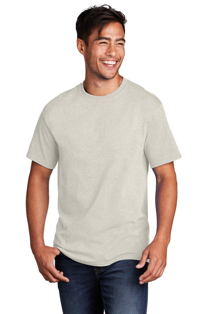 Port & Company Core Cotton Tee. PC54 Oatmeal Heather