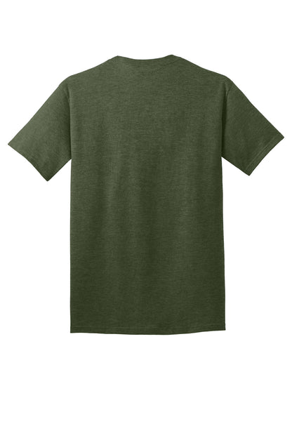 Port & Company Core Cotton Tee. PC54 Olive Drab Green Heather
