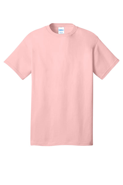 Port & Company Core Cotton Tee. PC54 Pale Blush