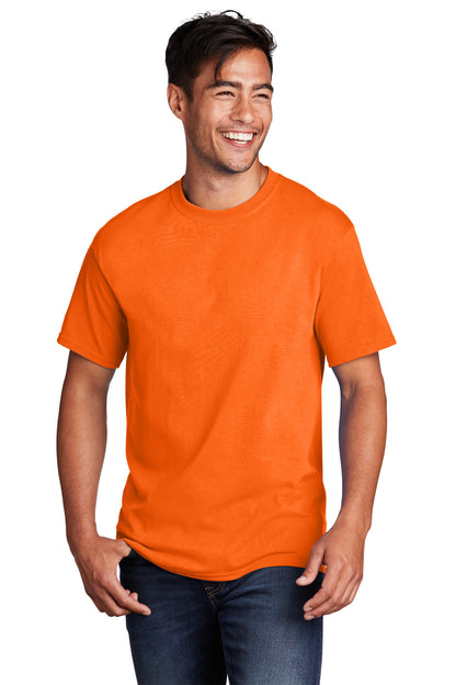 Port & Company Core Cotton Tee. PC54 S. Orange