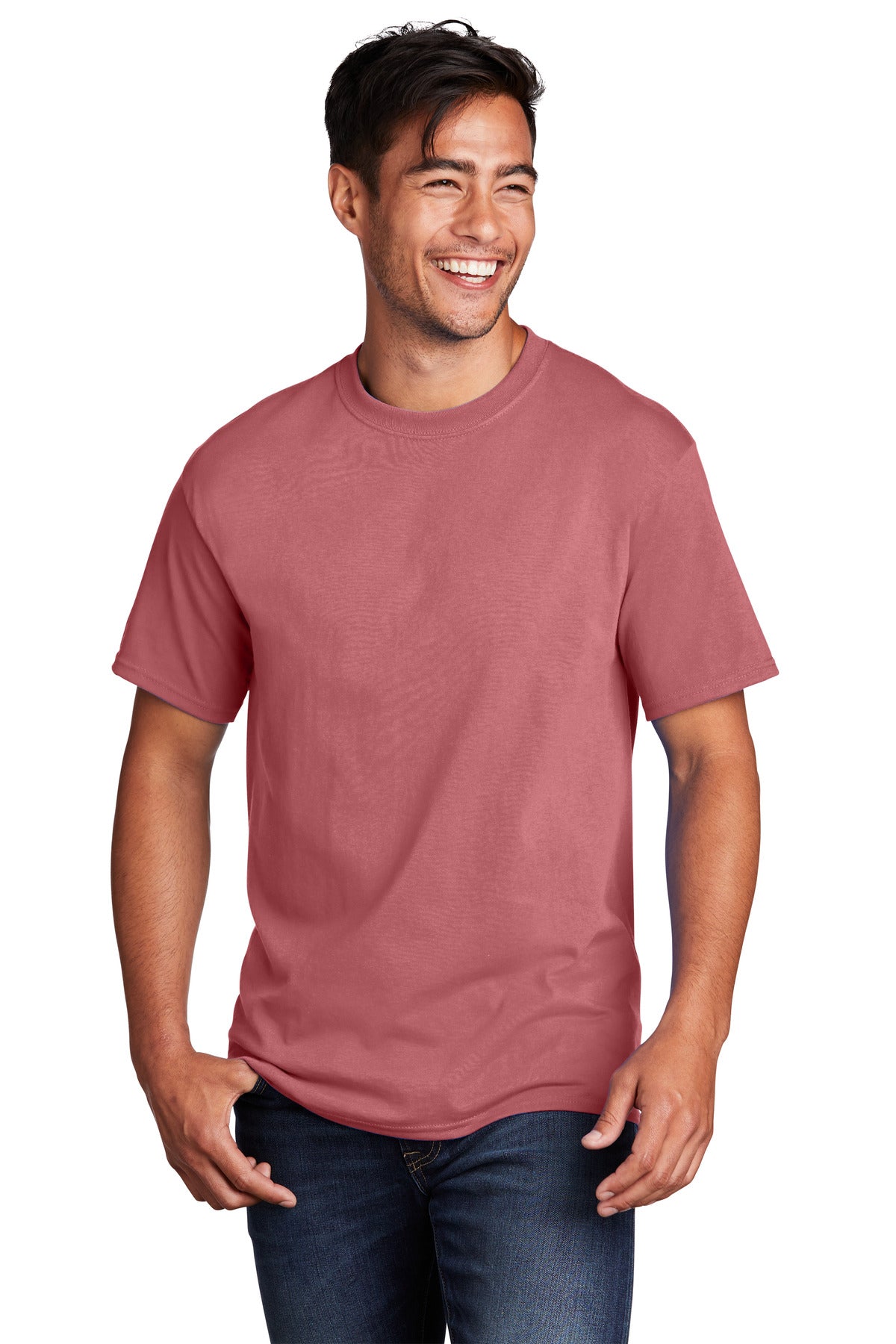Port & Company Core Cotton Tee. PC54 Zinnia